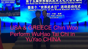 Wu Hao Tai Chi Demo In China
