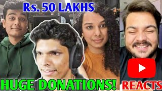 BIGGEST Donations In Mythpat CHARITY Stream (YouTube REACTS) | Ashish Chanchlani, YouTuber SCAM |