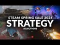 Steam spring sale 2024  ten strategy selections plus sim management  citybuilding games