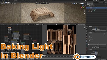 How to Bake Lighting, Shadows, Texture and Reflection in Blender-2.90