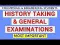 01 HISTORY TAKING AND GENERAL EXAMINATIONS | CLINICAL LAB | PHYSIOLOGY PRACTICALS