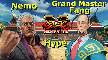 SFV AE - Nemo Urien VS Grand Master Fang | Hype Match