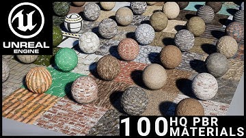 Ultimate PBR Material Pack - Unreal Engine - 100 Materials