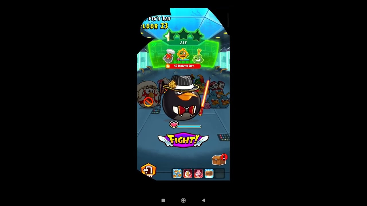 Angry Birds Fight! Reboot: Dr. Pig's Lab Floor 23 (Replay)