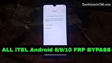 All ITEL Android 9/10 FRP Bypass Without PC | itel a48 l6006 Android 10 FRP Bypass