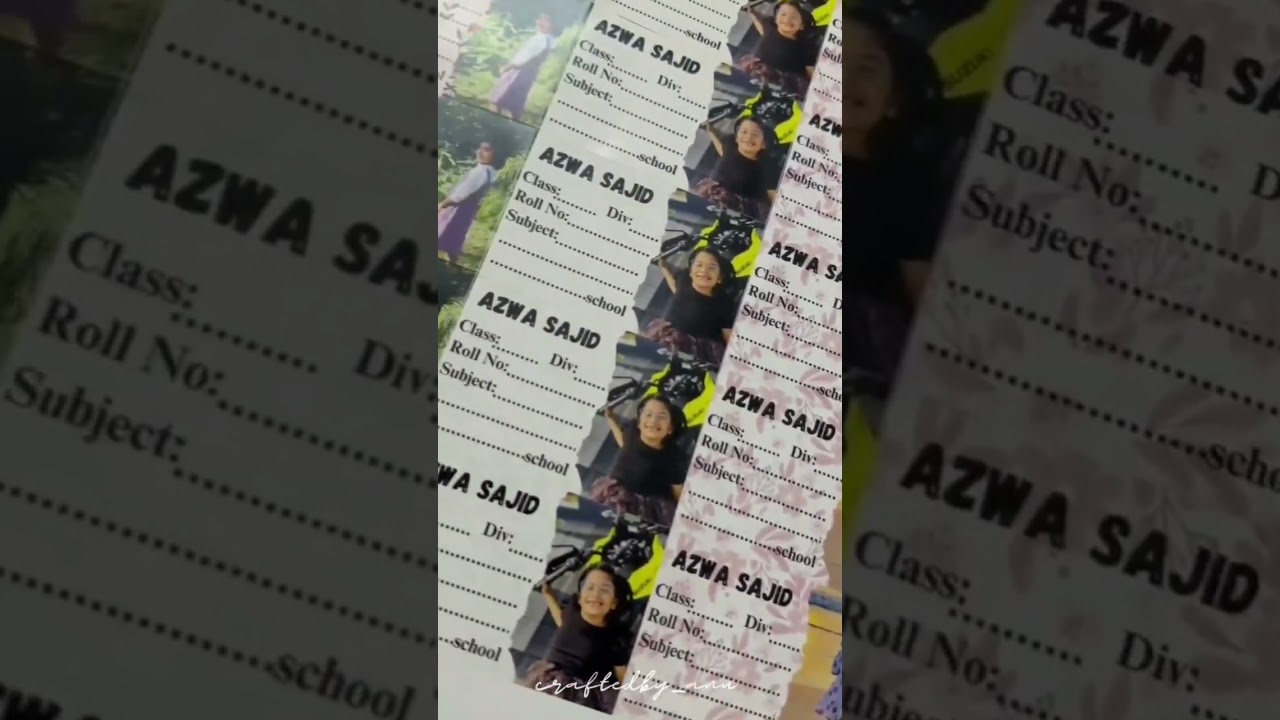 Customise your name slips at just 100rs. For orders send email to craftedbyanu0@gmail.com