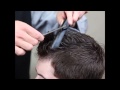 Coupe de cheveux pour hommes au rasoir droit  coupe au rasoir droit