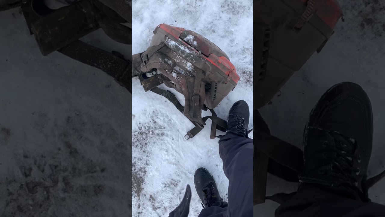 Запуск воздуходувки Husqvarna 356BTx