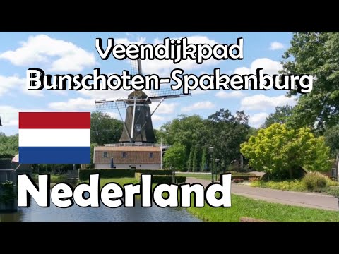 NEDERLAND Klompenpad Veendijkpad in Bunschoten-Spakenburg 8 km