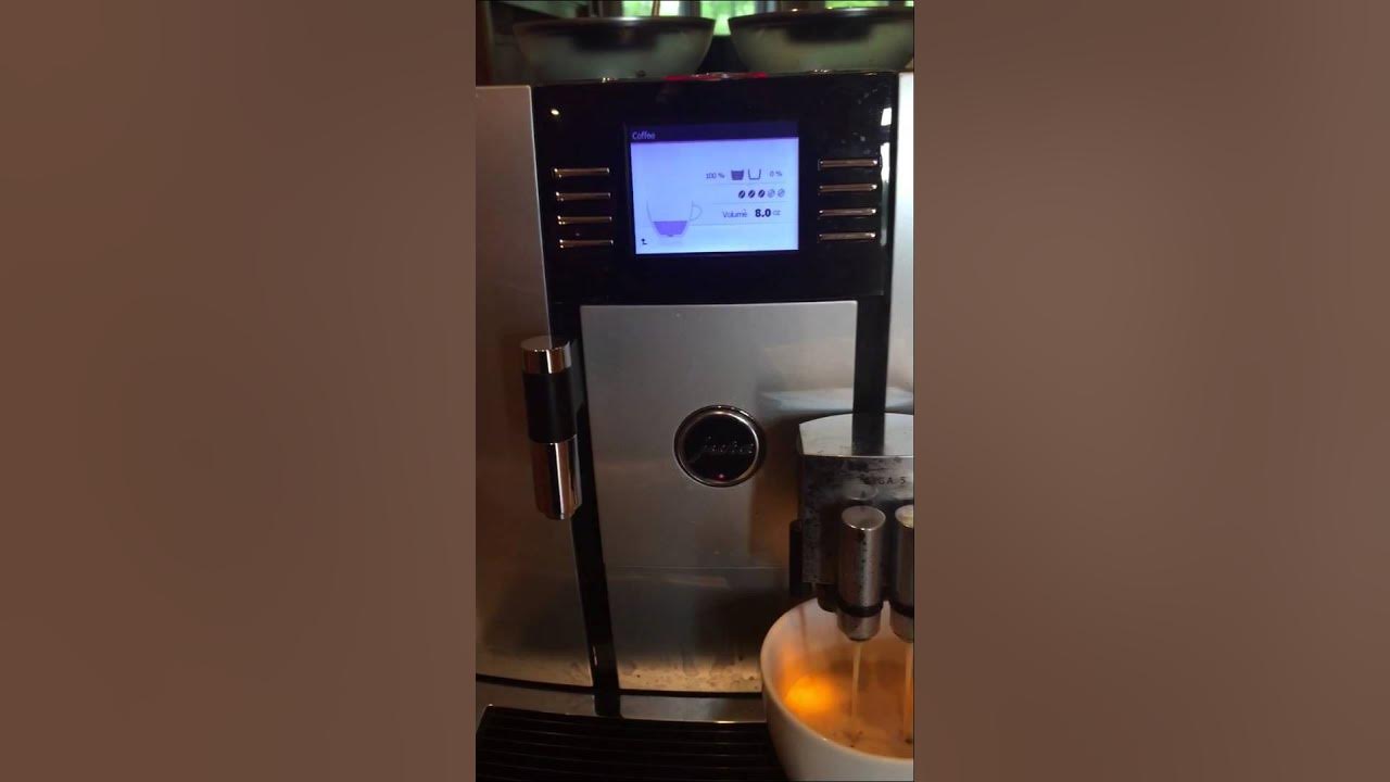 Jura coffee machine problem. Coffee pouring inside the tray. YouTube