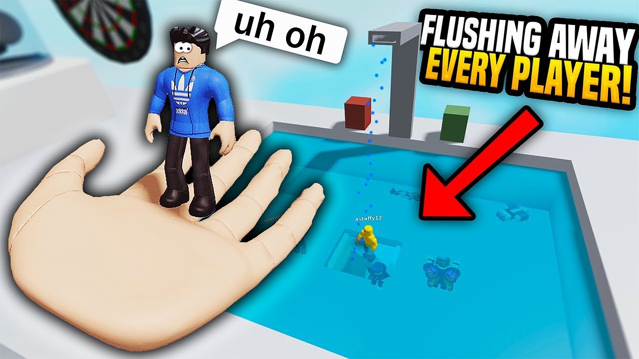 Roblox Vr Hands New Sink Update Allows You To Flush People Away Funny Moments Youtube - vlad the f3d roblox