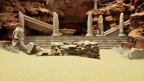 Unreal 5 - Temple Ruins - Render Test [Nanite, Lumen]