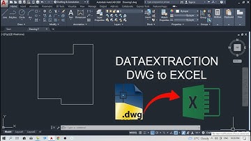 Data extraction command in autocad #cadcamautocad