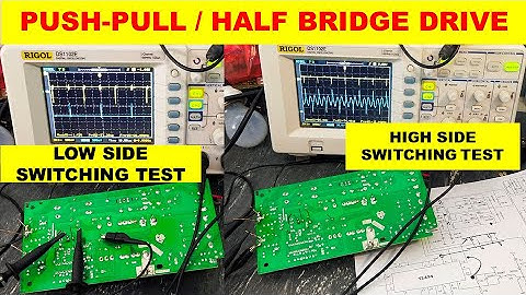 {969} Testing half-bridge / push-pull drive signal using oscilloscope