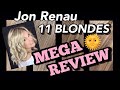 Jon Renau BLONDES 💥MEGA REVIEW💥 11 BLONDES Try On! | California Blondes | HUGE comparison
