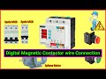 3 phase DOL Starter Connection with a Digital Contactor | Digital Contactor Control Wiring