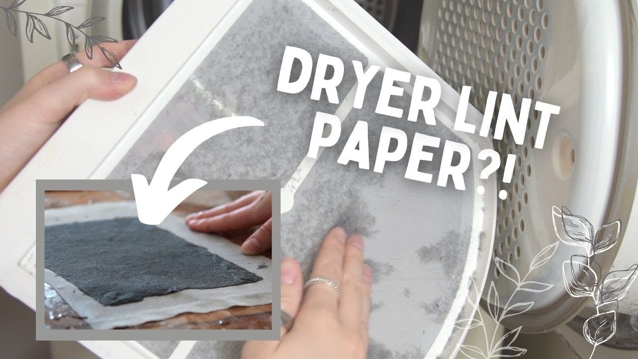 Making A Journal From Dryer Lint | Will It Paper #2