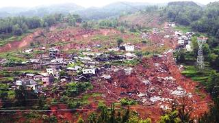 Severe floods in China trigger landslides