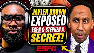 Jaylen Brown Drops Bombshell On Stephen A & ESPN Live | MUST SEE