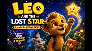 A Starry Night Adventure with Leo the Lion Cub 🦁✨ | Kids Bedtime Story