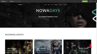 NowaDays - Multipurpose One/Multipage WordPress Theme     Vincent Bec