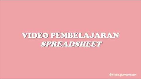 Cara Membuat Aplikasi Jurnal Umum - Spreadsheet