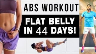 DAY-44 | Flat Belly in 44 Days | Abs Workouts Challenge at Home | RD Fitness Unlimited | Tamil