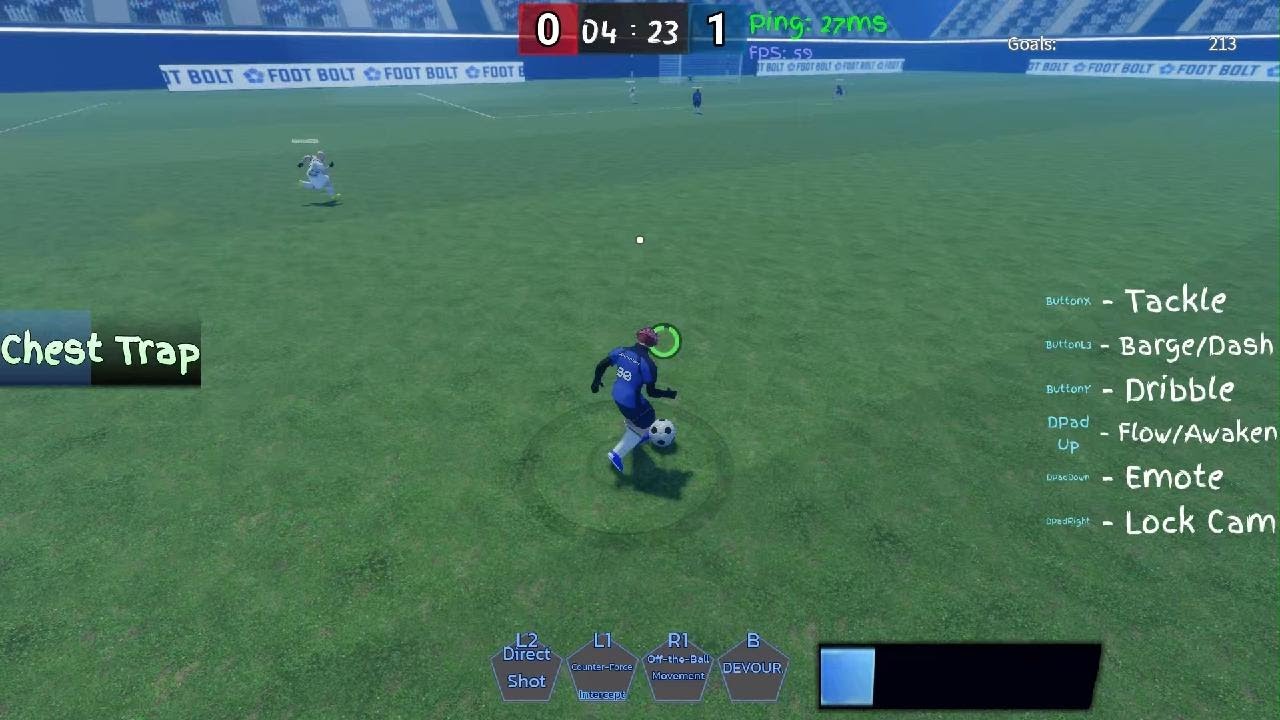 A bit of pro Foot Bolt gameplay