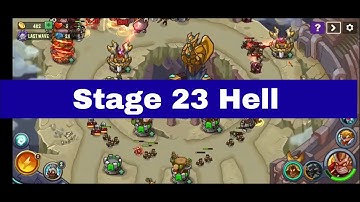 World 1 Level 23 Hell King of Defense | Stage 23 King of Defense Hell Level | 3 Stars