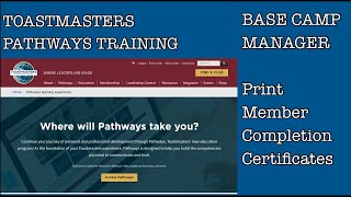 BCM: Pathways Training: Print Pathways Certificates