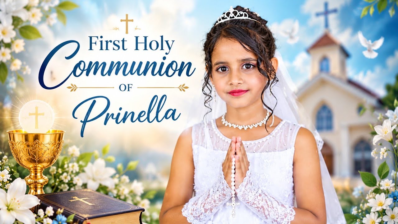 FIRST HOLY COMMUNION OF PRINELLA II ON 26 SEP 2026 II VIDEO BY PACHU PERMANNUR 