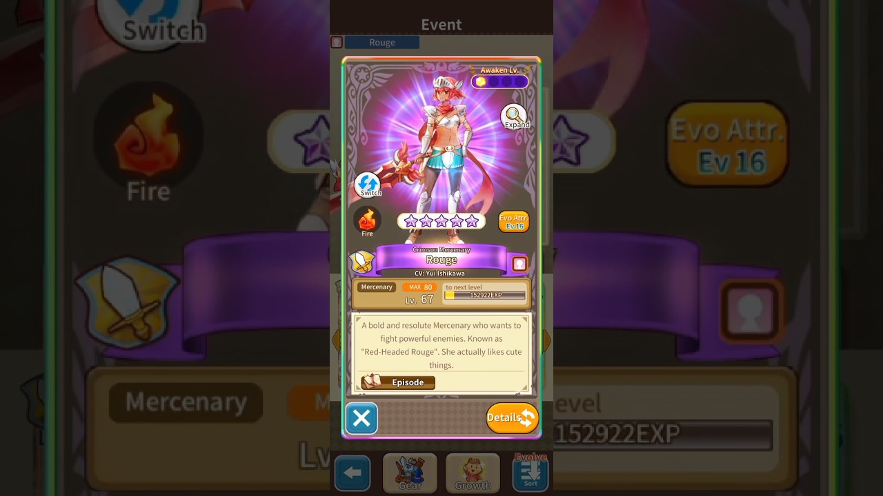 [Fantasy Life Online] 5★ Crimson Mercenary: Rouge