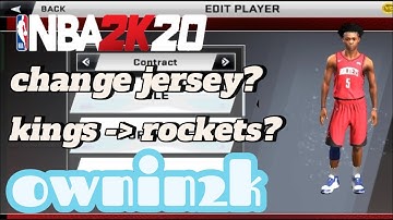 CHANGE JERSEY | tutorial |  jd mod menu | ownin2k