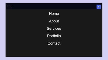 Animated Full Screen Navbar using Html Css & Javascript
