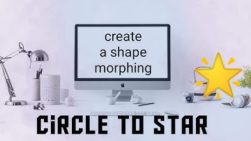 How to Create a Shape Morphing in Vectorian Giotto||Circle to Star