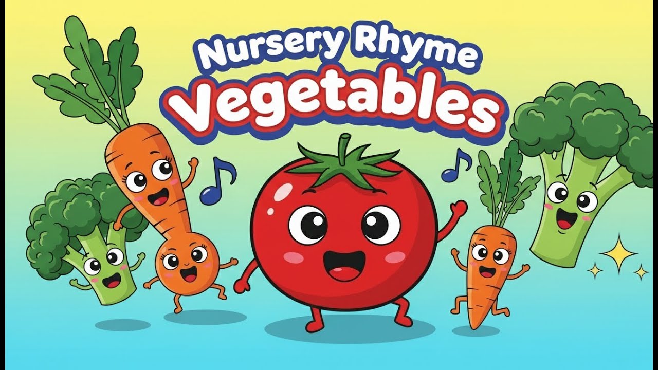 Vegetable Song for Kids Learn Vegetables with Fun Nursery Rhymes 🌽🥕 ...