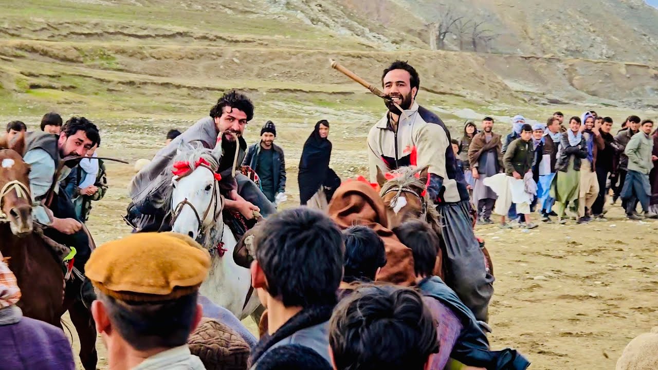 #بزکشی محلی میان پهلوانان ولسوالی ارگو با شور و هیجان خاصی برگزار شد 