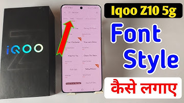 IQOO z10 5g font style change | IQOO z10  5g me font kaise change kare | IQOO z10 font setting