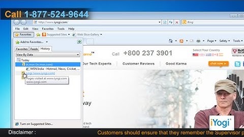 How to Check History in Internet Explorer® 8 on Windows® 7