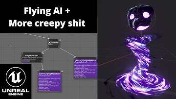 Flying AI (Blueprints & Behavior Trees), New Enemies, More Creepiness - Eco Ronin Infinite Dev Log 5