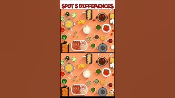 Find 5 differences in 5 seconds🤯💡 |spot differences| #shorts #youtubeshorts #gamequiz #focus