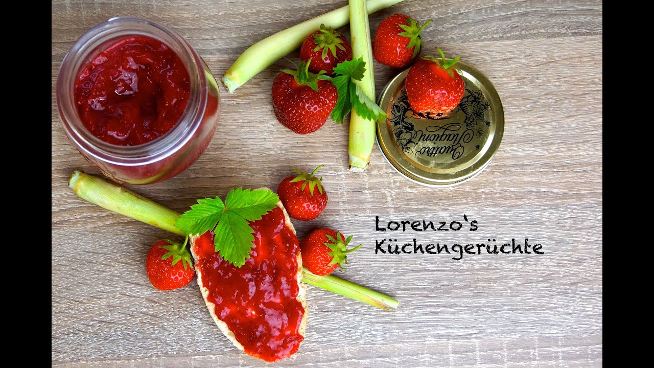 Erdbeer-Zitronengras-Marmelade zum selber machen - YouTube