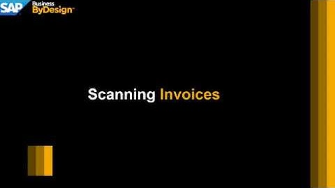 ByDesign - Supplier Invoices - Scanning