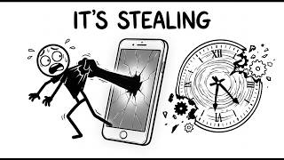 YOUR PHONE IS STEALING YOUR FUTURE ...Put the phone down. Pick your future up.— Productive Stickman