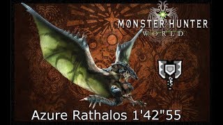MHWorld: 7★ Azure Rathalos Charge Blade Solo 14255