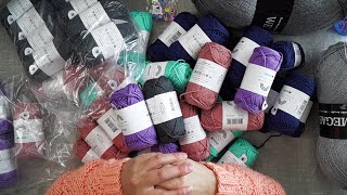 Yarn Review/ Unboxing Thing. Hobbii yarn Review