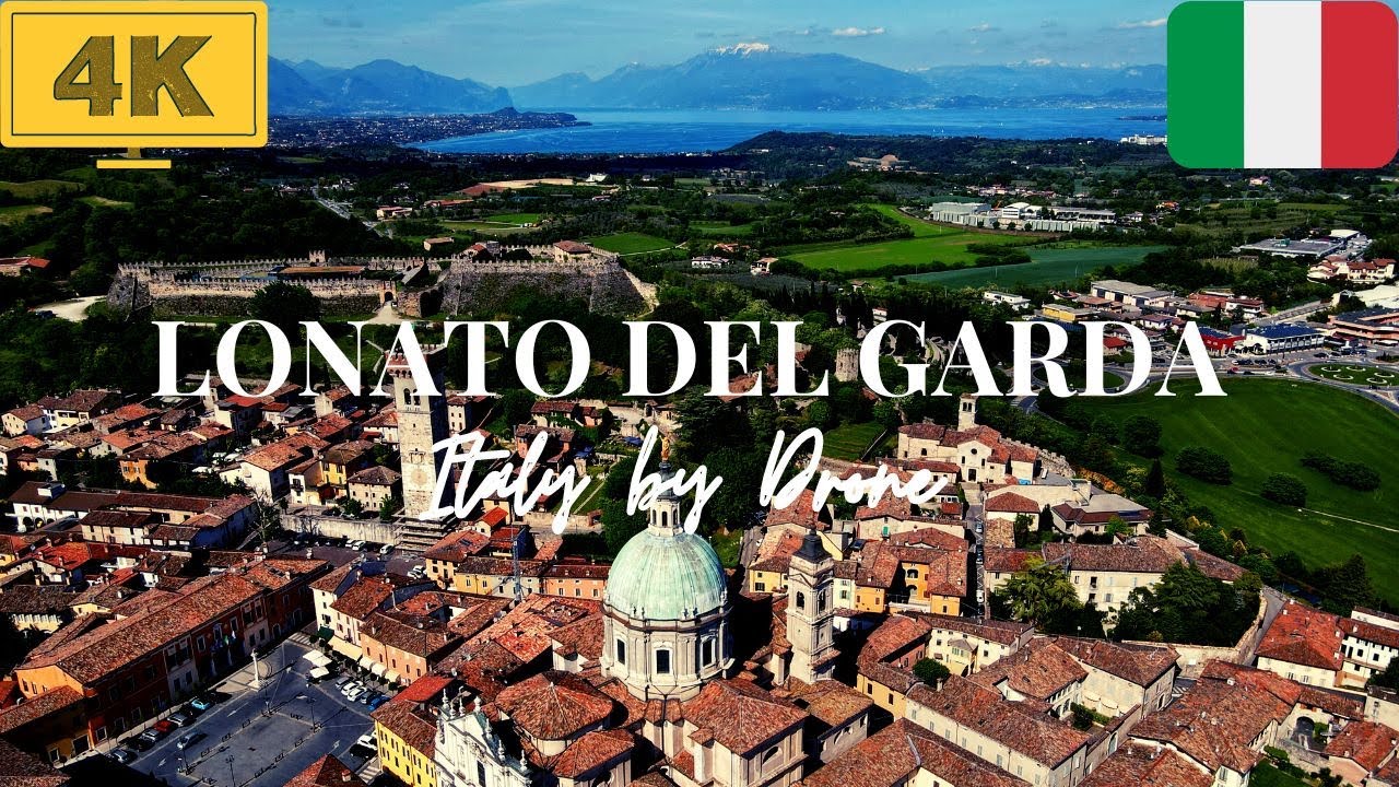 Lonato del Garda by Drone -  Italy 2022 || Chill background music