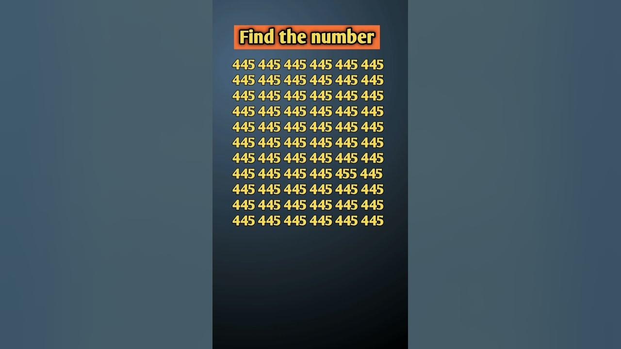 Math quiz find the different number shorts shortvideo shortsfeed 