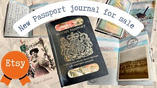 Why old Passports make great art journals