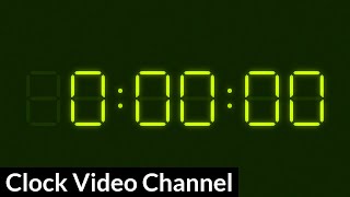 Digital Watch Clock 24 Hour - Classic Flash Yellow #1
